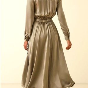 Reiss Satin Military Style Dress/Gown